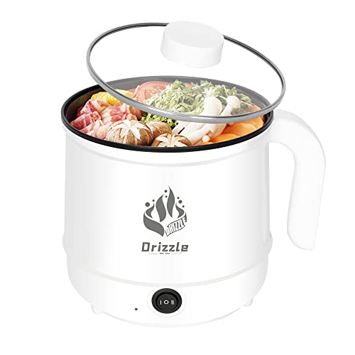 Electric Hot Pot Cooker Steamer 1.8L