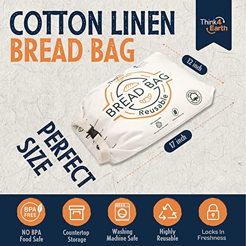 Premium Organic Cotton Bread Bag