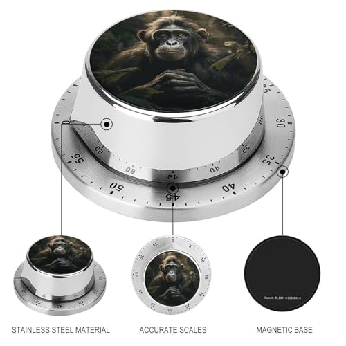 Monkey in Jungle Kitchen Timer (One Size / Monkey in Jungle)