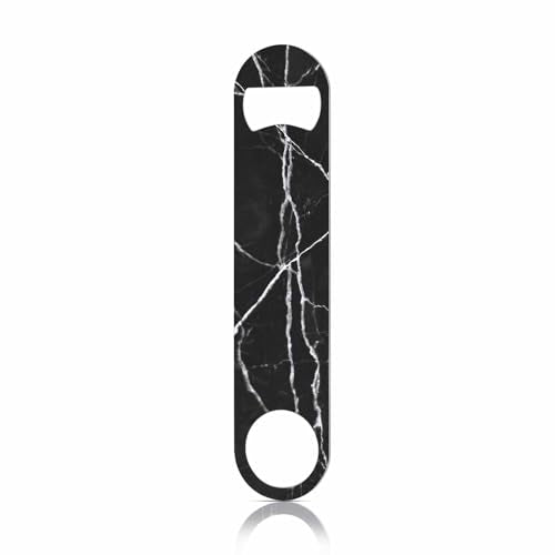Vintage Cinema Stainless Steel Bottle Opener Movie Night Poster Enjoy The Show and Popcorn Nostalgia Flat Beer Bottle Opener Keychain for Home Kitchen Bar Restaurant Party Birthday Gift