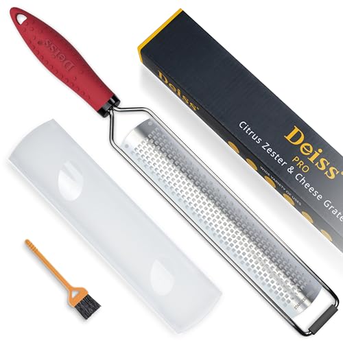 PRO Lemon Zester & Heavy Duty Cheese Grater & Vegetable Grater