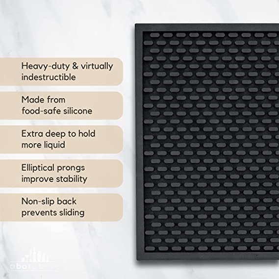 Heavy Duty Bar Mat (Black / 3 Pack 12" x 18")