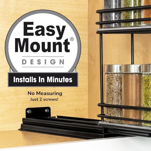 Pull Out Spice Rack Organizer for Inside Kitchen Cabinets