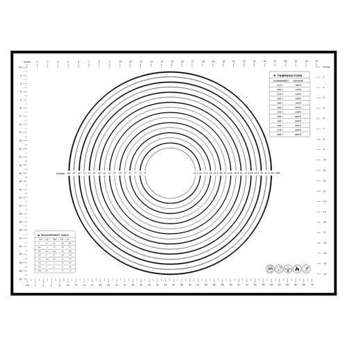 Pastry Mat Silicone Baking Mats for Rolling Out Dough
