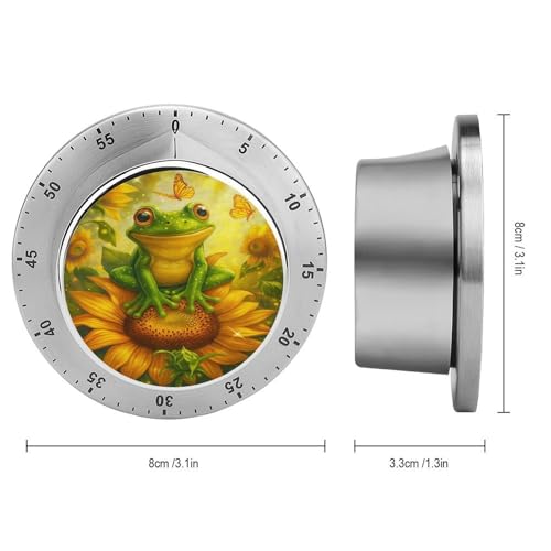 Frog and Sunflower Kitchen Timer (Style-1 / One Size)