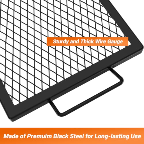 X Marks Fire Pit Cooking Grate