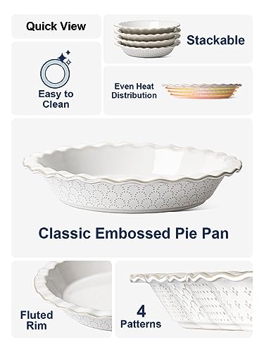 Pie Pans for Baking 9 Inch