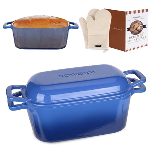 Oval Enameled Cast Iron Dutch Oven with Lid