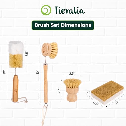 Bamboo Dish Brush Set