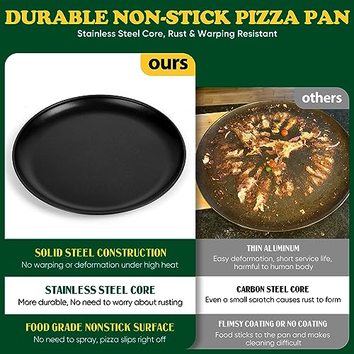10/12/13.5 Inch Non-stick Pizza Pan Set of 2