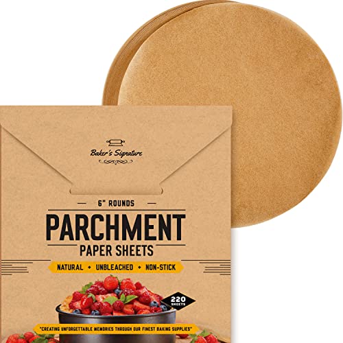 Parchment Rounds Paper Baking Sheets