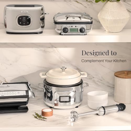 All Clad Electrics Stainless Steel Immersion Blender 2 Piece Turbo Function 600 Watts Detachable