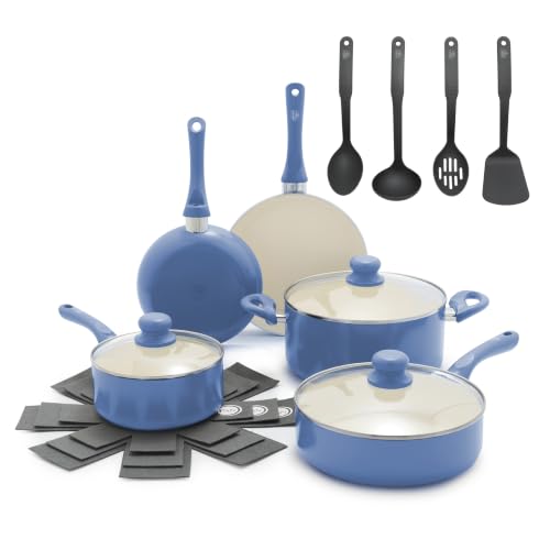 Soft Grip 16 Piece Cookware Set