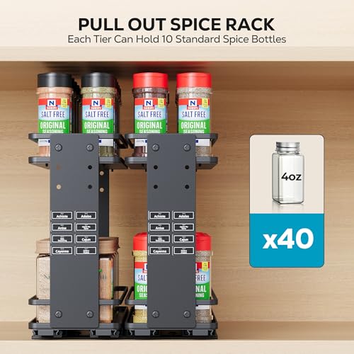 Pull Out Spice Rack for Cabinet