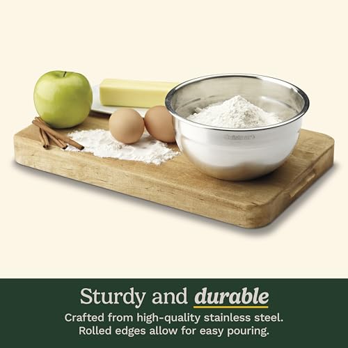 Mixing Bowl Set (Stainless Steel / 3-Piece Nesting Bowl Set)