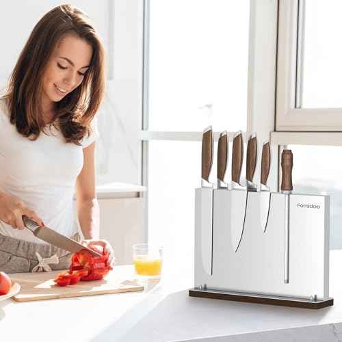 Magnetic Knife Holder Stand (11.81x3.14x8.85 inch)