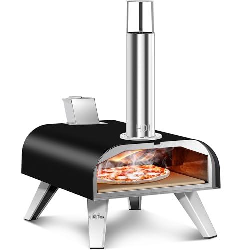12" Multi Fuel Outdoor Pizza Oven Reach up to 1110℉