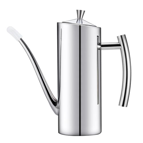 SUS304 24oz 700mL Stainless Steel Olive Oil Dispenser (24 oz, Vertical Handle)