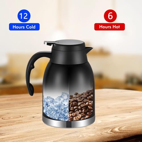 Stainless Steel Thermal Coffee Carafe Dispenser