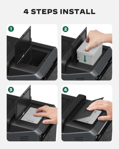 Battery Powered Ice Maker with 4