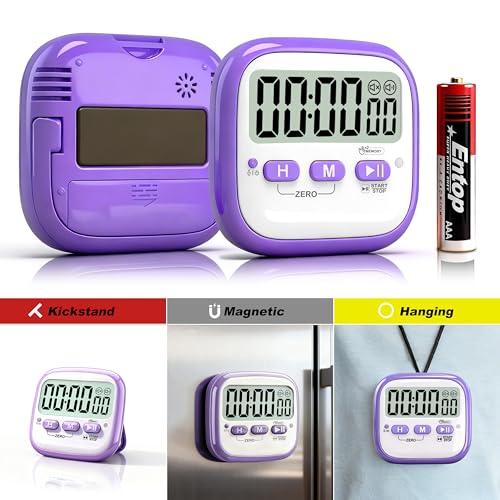2 Pack Classroom Timers for Kids Teachers (2* Pink & Purple ( Girls Favorite ))