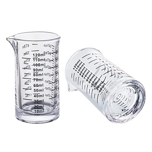 Ackers Shot Glass Measuring Cup 4 Ounce