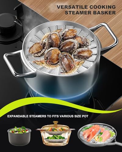 Double Layer Steamer Basket for Cooking