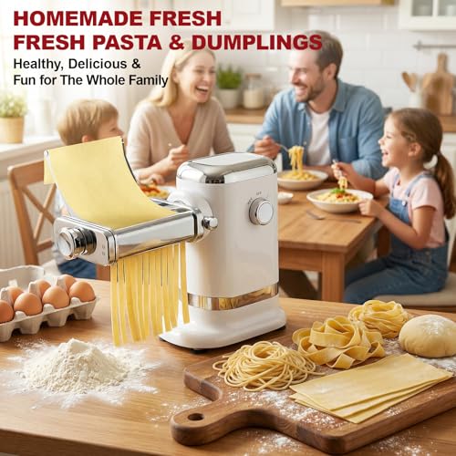 Electric Pasta Maker Machine (Silver)
