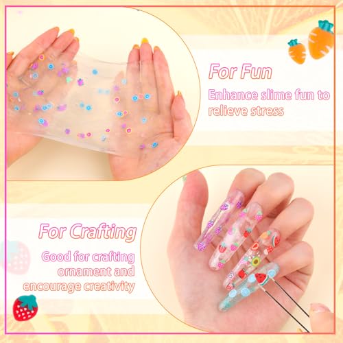 24 Grid Polymer Clay Cute Slime Add Ins for Nail Art Decoration