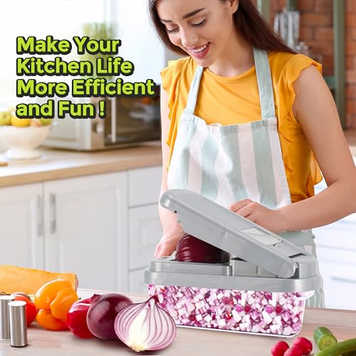 Vegetable Chopper (Silver Gray)