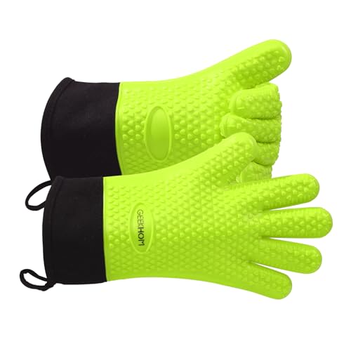 BBQ Gloves Grilling Gloves Heat Resistant Oven Gloves