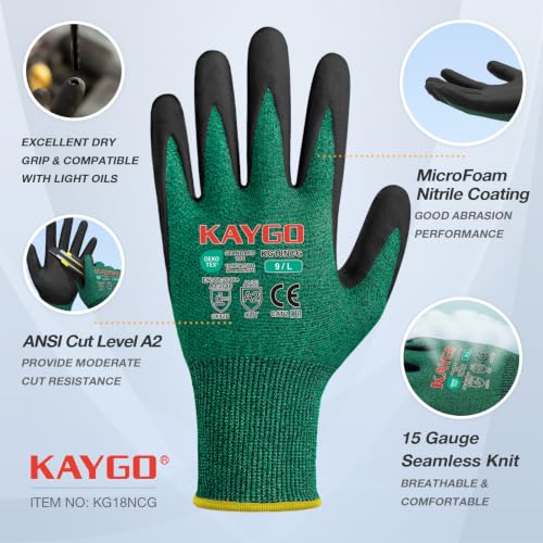3 Pairs Cut Resistant Gloves