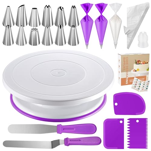 Cake Decorating Kit Baking Supplies Tools for Beginners & Pros
