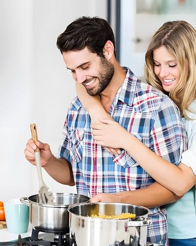 Silicone Pasta Fork&Cooking Spoon Set