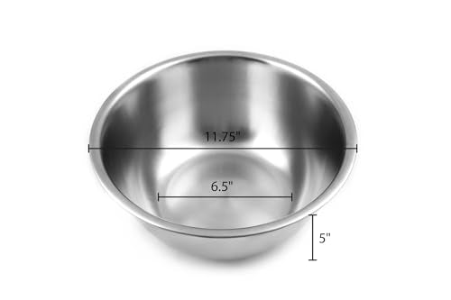 Stainless Steel Mixing Bowl (Stainless Steel / Set of 3 (4.25 - 10.75 Quart))