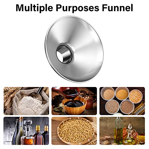 Stainless Steel Canning Funnel for Regular Mouth Mason Jars