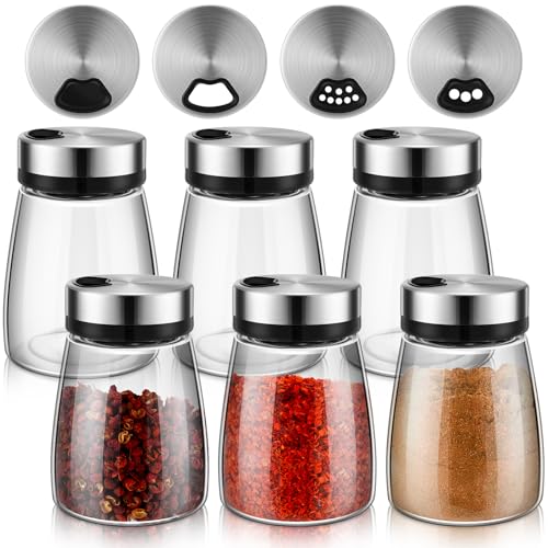 Salt Pepper Shakers with Holes and Lids Spice Dispenser