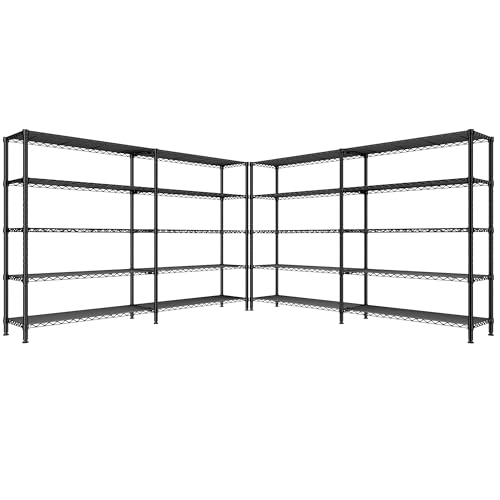 70"" W Storage Shelves Heavy Duty Metal Shelving