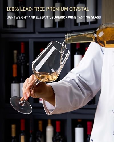White and red wine glasses