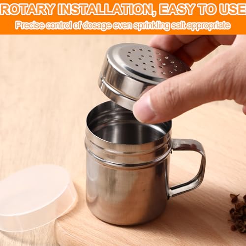 Stainless Steel Salt and Pepper Shakers