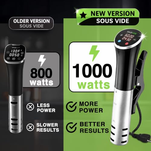 Sous Vide Cooker 1000W (30-Bag Machine Kit / Deluxe)