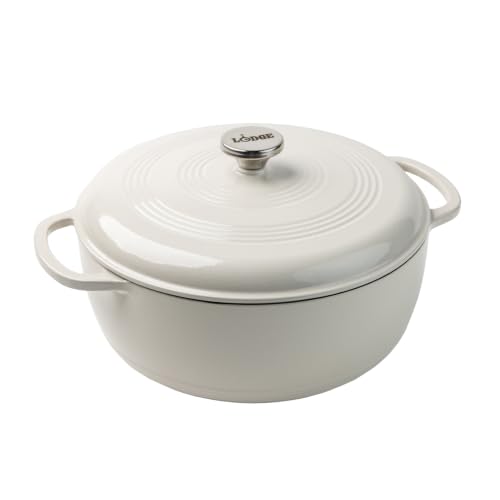 Essential Enamel Cast Iron Dutch Oven (Oyster White)
