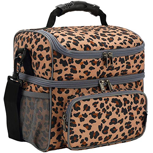 Double Layer Cooler Insulated Lunch Bag Adult Lunch Box Large Tote Bag for Men