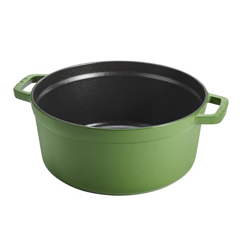 Cast Iron Round Dutch Oven (5.5-qt Round / Pistachio)