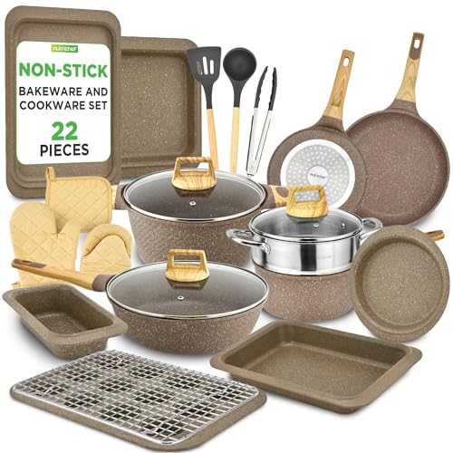 Piece Professional Grade Complete Home Kitchen Cookware Set