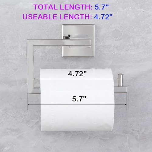 kimzcn Wall Mounted Toilet Paper Paper SUS 304 Stainless Steel Towel Dispenser Tissue Hanger