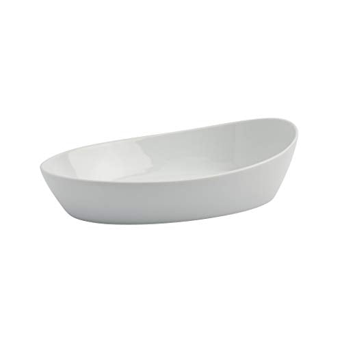White Porcelain Ceramic Serving Bowls Set