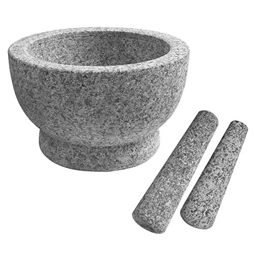 8 Inch Large Capacity Mortar and Pestle Set