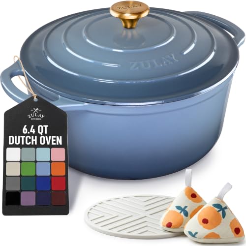 Enameled Cast Iron Dutch Oven with Lid