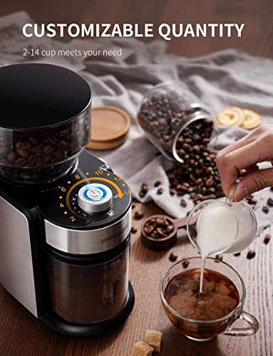 Electric Burr Coffee Grinder 2.0 (Silver)